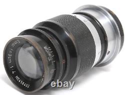 Leica Leitz Elmar 4/9cm lens with matching tropen case