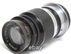 @ Leica Leitz Elmar 4/9cm lens with matching tropical case