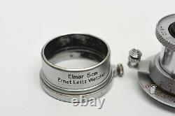 Leica Leitz Elmar 50mm 5cm f/3.5 LTM L39 M39 Lens US Seller