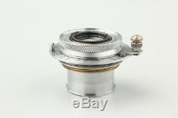 Leica Leitz Elmar 50mm 5cm f/3.5 f3.5 Manual Focus Lens, For L39 LTM Mount
