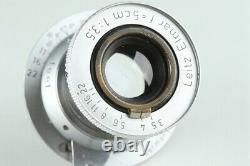 Leica Leitz Elmar 50mm F/3.5 Lens for Leica L39 #26903 C1