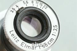 Leica Leitz Elmar 50mm F/3.5 Lens for Leica L39 #28287 C1