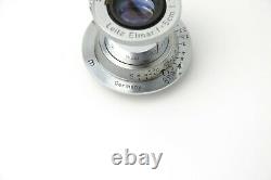 Leica Leitz Elmar 50mm F3.5 L39 screw mount lens LTM Germany S/N 728975