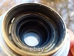 Leica Leitz Elmar 50mm F3.5 Screw Mount M39 Early Nikel Lens No Serial #