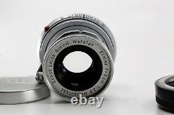 Leica Leitz Elmar 5cm 50mm f/2.8 Rangefinder Lens with Cap for M Mount 1958
