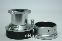 Leica Leitz Elmar 5cm 50mm f/3.5 Triangle Red Scale LTM Thread Mount L39 M39