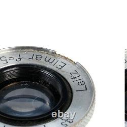 Leica Leitz Elmar 5cm 50mm f3.5 Collapsible L39 LTM Screw Mount Lens (Read)