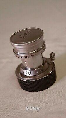 Leica Leitz Elmar 5cm (50mm) f3.5 RED SCALE 1954 collapsible LTM L39 screwmount