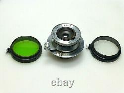 Leica Leitz Elmar 5cm F3.5 LTM + Gr Green + UVa