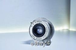 Leica Leitz Elmar 5cm f3.5 Lens in Excellent condition L39 Mount with M adapter