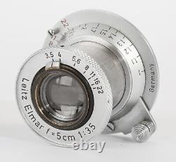 Leica Leitz Elmar 5cm f3.5 retractable chrome SHP 303672
