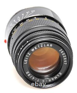 Leica Leitz Elmar-C 4/90mm Black Lens