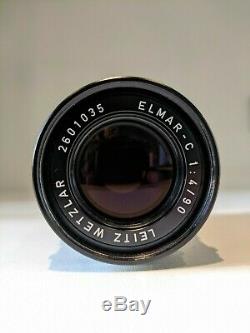 Leica Leitz Elmar-C 90mm f4 4 M Mount Lens CL M9 M8 M3 M6 M7