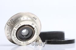 Leica Leitz Elmar F=3.5 cm 13.5 nickel m39 wide angle 3.5/35 screw mount