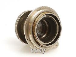 Leica Leitz Elmar F=50mm 50mm 13.5 Nickel Version for M39 Range Finder