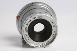 Leica Leitz Elmar-M 3,5/5 Germany Lens 3,5/50 versenkbar chrom