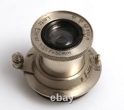 Leica Leitz Elmar Nickel 13,5 f=50 mm #156434 M39 Gewinde