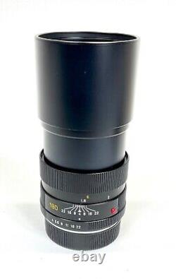 Leica Leitz Elmar-R 180mm f/4 telephoto lens, in box, excellent+