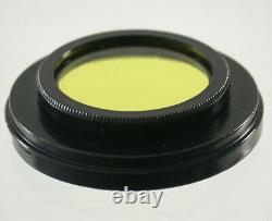 Leica Leitz I Elmar Elmax Anastigma yellow filter lens ger 36Ø 36 mm 2985/9