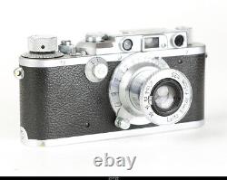 Leica Leitz IIIa 35mm Rangefinder Film Camera Lens Elmar 3,5/5cm Case