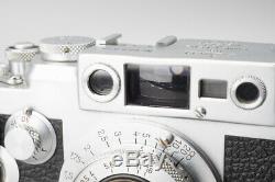 Leica Leitz IIIg 3G Rangfinder Film Camera with Elmar 5cm f3.5 Lens & 50mm Finder