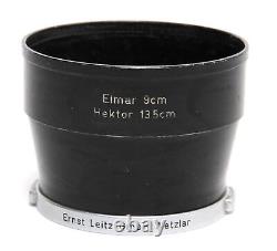 Leica Leitz Metal lens hood for Elmar 9 cm and Hektor 13.5 cm