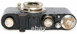 @ Leica Leitz Standard black/nickel camera with Elmar 3.5/50mm lens