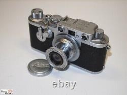Leica Leitz Wetzlar Camera III For (Nr. 722664) M39 Objektiv-Elmar 3,5/5 CM