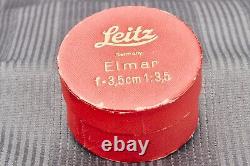 Leica Leitz Wetzlar Elmar 3,5/3,5cm Leica Screw Mount M39 CE11353