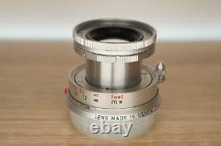 Leica Leitz Wetzlar Elmar 50mm f/2.8 Collapsible Lens For M Mount 1965