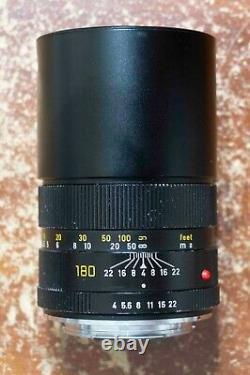Leica Leitz Wetzlar Elmar R 180mm f4 3 Cam Telephoto Lens