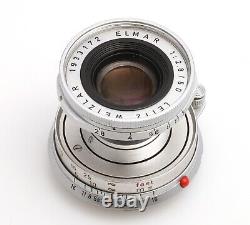 Leica Leitz Wetzlar Elmar Retractable 1 2,8/50 MM #1933172 Year 1962 for M