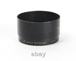 Leica Leitz Wetzlar FLQOO Lens Hood for Elmar 3.5cm Black Nickel Black Paint