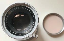 Leica Leitz Wetzlar M-Mount Elmar 14/90 Lens 90mm F4
