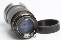 Leica Leitz Wetzlar M39 Elmar 4/90 Black 39mm