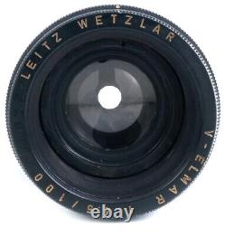 Leica Leitz Wetzlar OZOFA V-Elmar 100mm f4.5 Enlarger Lens + Attachment and Cap