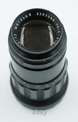 Leica Leitz Wetzlar Tele-Elmar 135mm f/4 M mount Lens with Back Cap #771