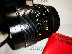 Leica Leitz Wetzlar Vario-Elmar R 35-70mm f3.5 zoom 3cam lens boxed