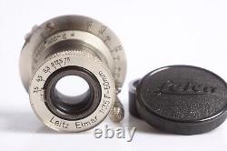 Leica Leitz Wetzlar nickel Elmar 3.5/50 screw mount M39 5 cm 3.5