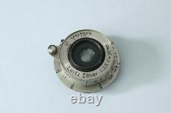 Leica Leitz lens 35mm Elmar Ekruz 1930 Nickel Non-Standard N0.280 Near Mint