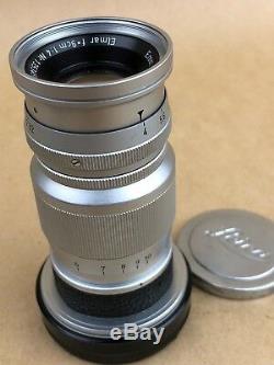 Leica M 9cm F/4 Elmar 90mm Ernst Leitz GmbH Wetzlar Lens M-Mount Clean