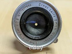 Leica M Mount 5cm f/2.8 Elmar Collapsible Ernst Leitz GmbH Wetzlar