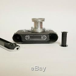 Leica M2 35mm Film Range Finder Camera, 50mm f/2.8 Leica Elmar Lens Leitz