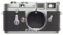 Leica M3 rangefinder35mm film camera ELMAR 2.8 f=5cm Collapsible lens case Leitz