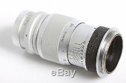 Leica M39 Leitz Wetzlar Elmar 4/90 Leica Screw Mount Lens 4/9cm chrom