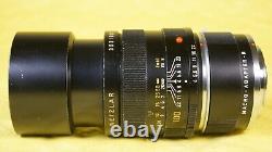 Leica Macro-Elmar-R 100mm For /4 (E55) Lens With Leica Macro-Adapter-R 14256