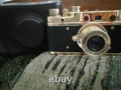 Leica Panzer USSR zorki vintage camera 35 mm Leitz Elmar lens ideal condition
