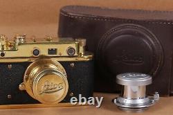 Leica Panzerkampf Camera + 2 lens Leitz Elmar 50mm f/3.5 Vintage (Zorki copy)
