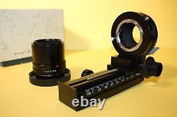 Leica R Leitz Macro Bellows rig Leitz Macro-Elmar 100mm f4 lens