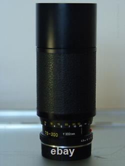 Leica R Leitz Wetzlar Elmar 75 200mm F/4.5 35mm Lens Like New Both Caps